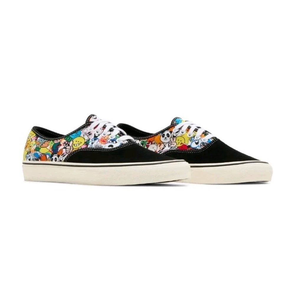 VANS atmos x Authentic Emoji Shoes Size 6.5 W 5 M New W/ Box Streetwear Bright